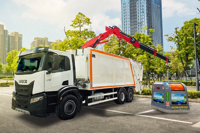 TOP CRANE GARBAGE COMPACTORS