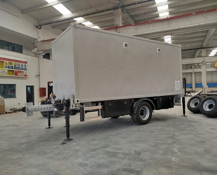 Orbital Tracking Radar Shelter and Carrier Trailer