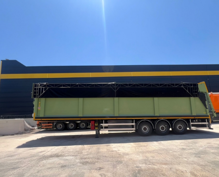 Walking Floor Garbage Transfer Semi Tailer