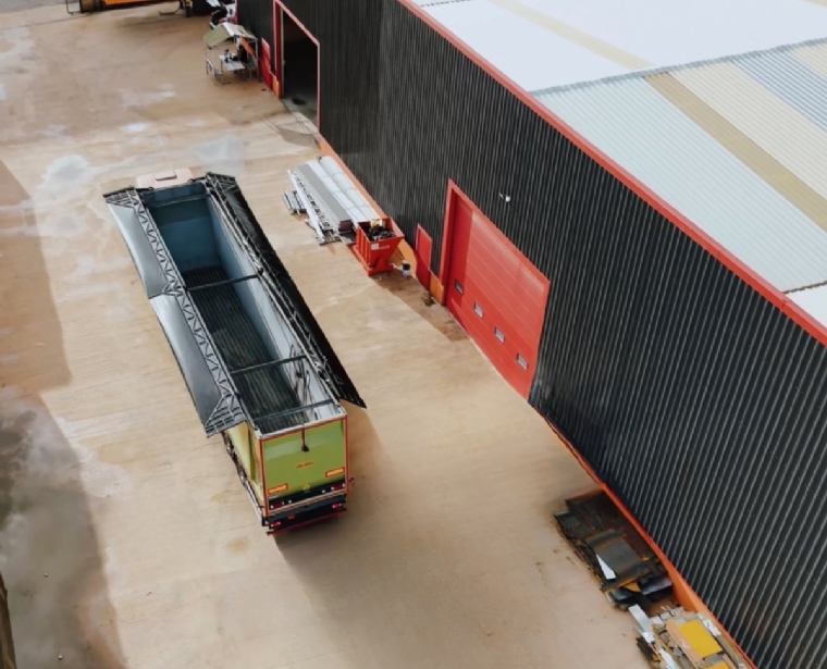 Walking Floor Garbage Transfer Semi Tailer