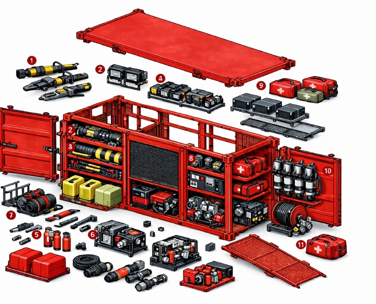 USAR Type Rapid Interventon Containers