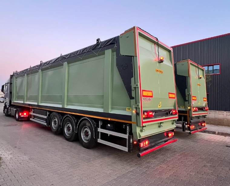Walking Floor Garbage Transfer Semi Tailer