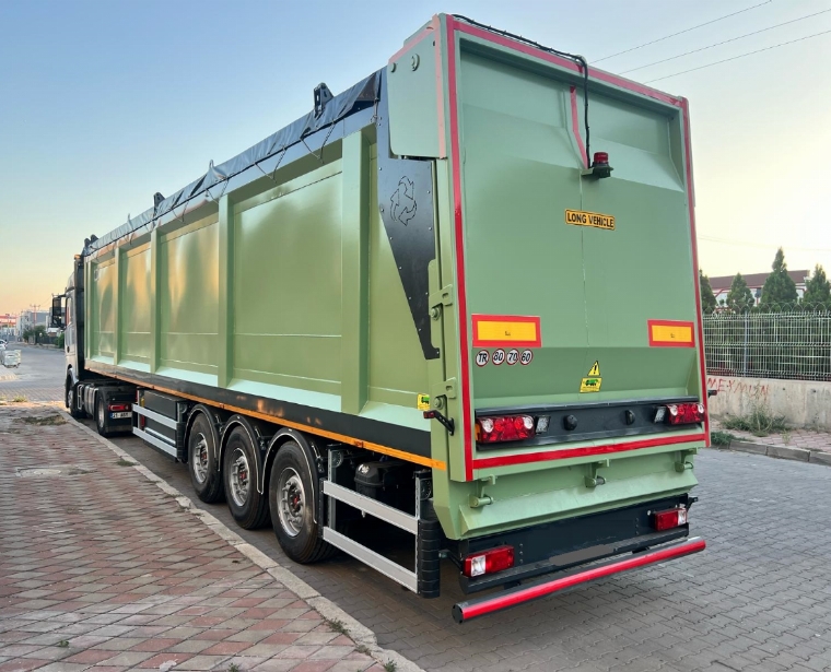 Walking Floor Garbage Transfer Semi Tailer