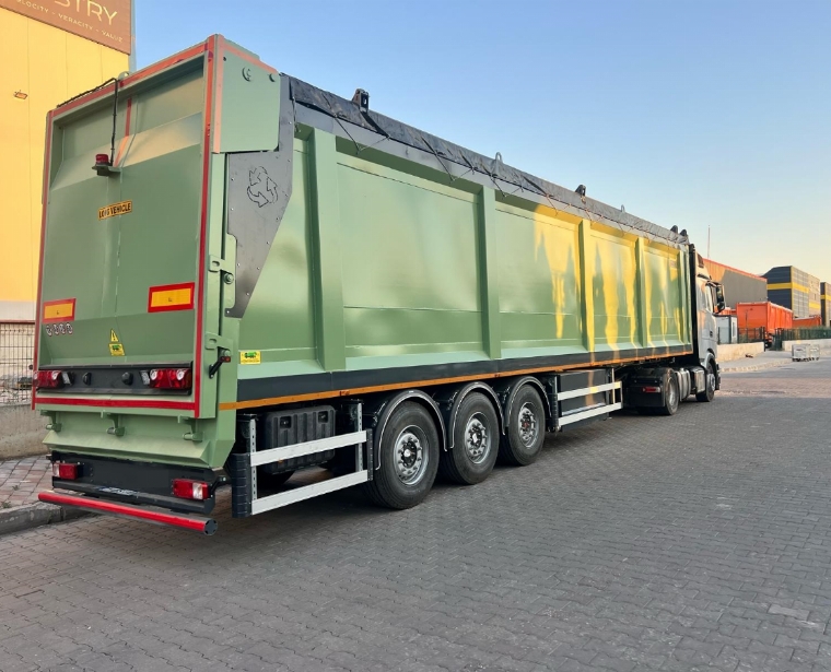Walking Floor Garbage Transfer Semi Tailer