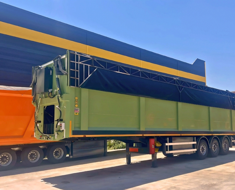 Walking Floor Garbage Transfer Semi Tailer