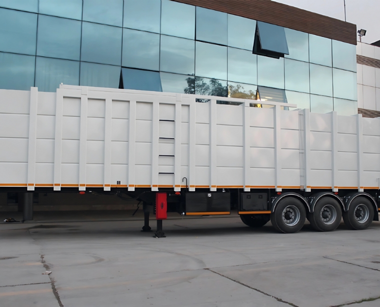 Top Loading Garbage Transfer Semi Trailer
