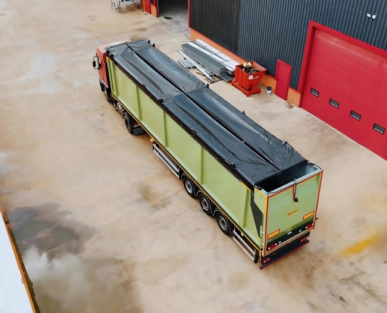 Walking Floor Garbage Transfer Semi Tailer