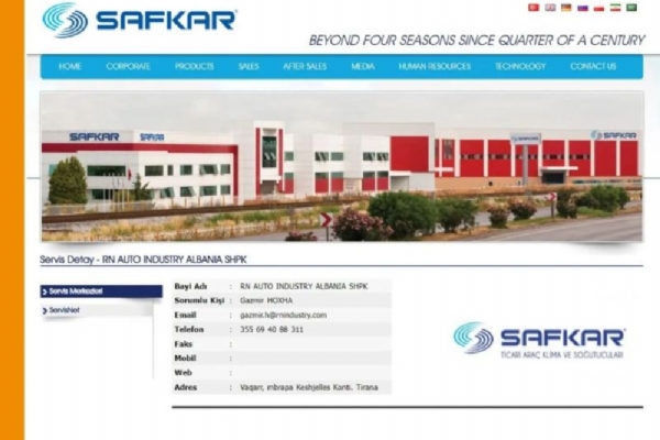 RN Auto Industry-Safkar. Nouveau partenariat.